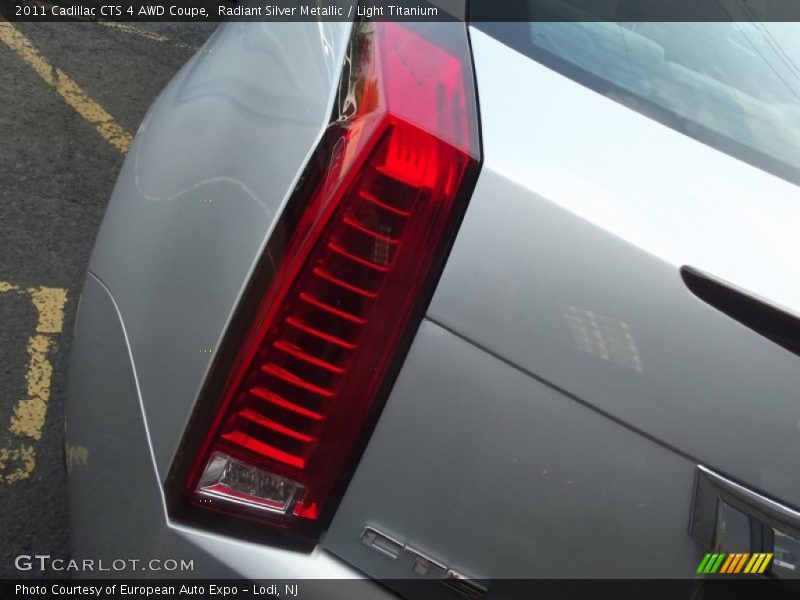 Radiant Silver Metallic / Light Titanium 2011 Cadillac CTS 4 AWD Coupe