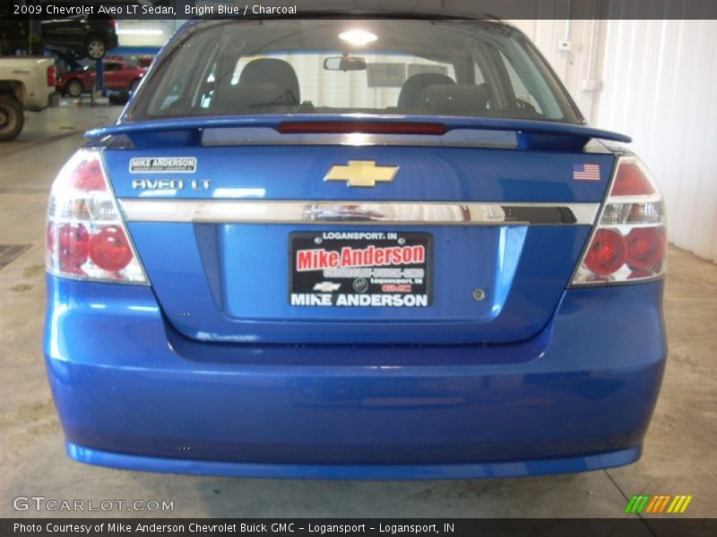 Bright Blue / Charcoal 2009 Chevrolet Aveo LT Sedan