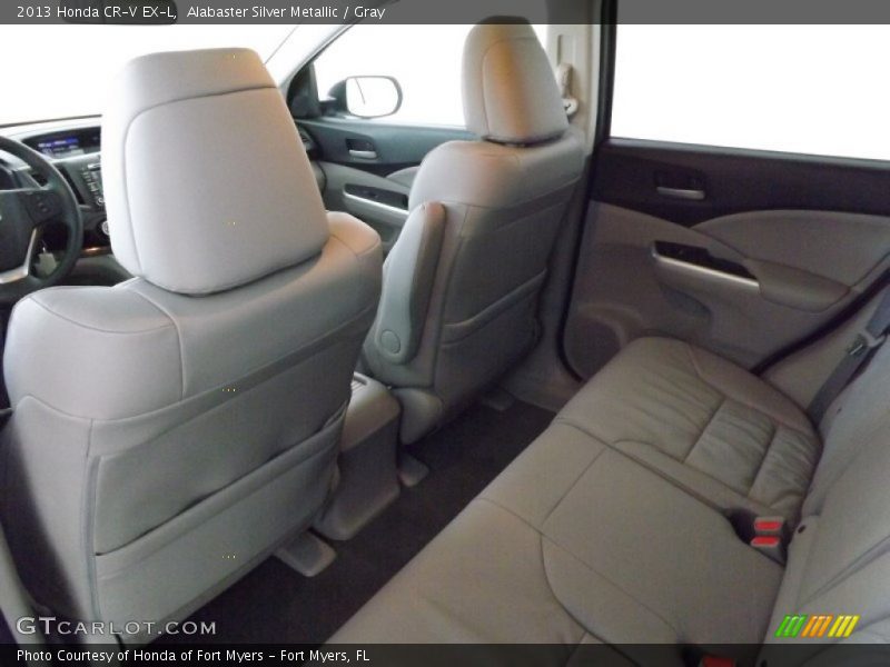 Alabaster Silver Metallic / Gray 2013 Honda CR-V EX-L