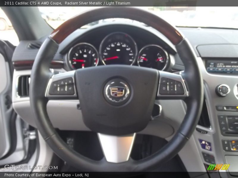 Radiant Silver Metallic / Light Titanium 2011 Cadillac CTS 4 AWD Coupe