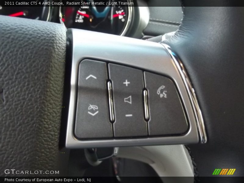 Radiant Silver Metallic / Light Titanium 2011 Cadillac CTS 4 AWD Coupe