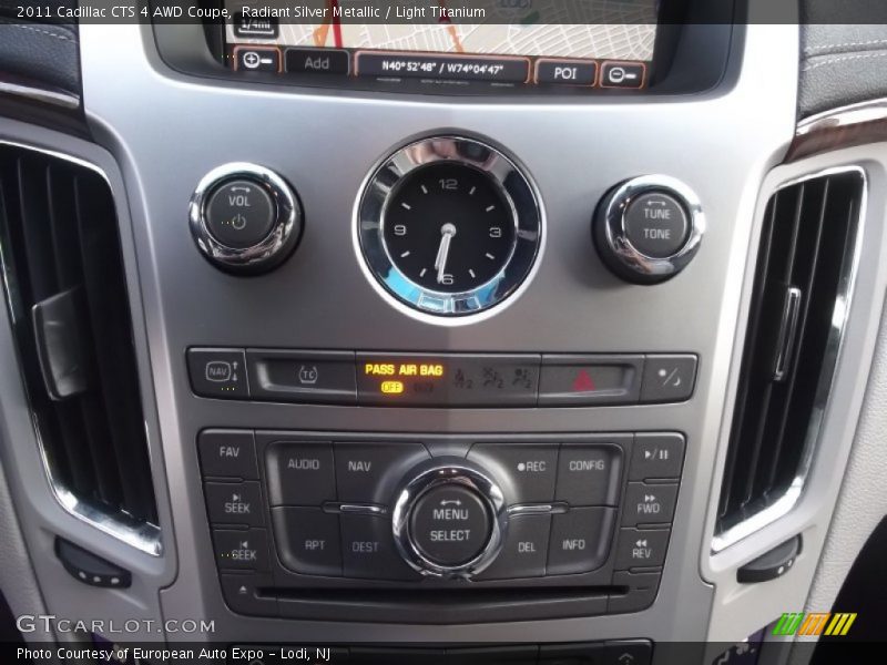 Radiant Silver Metallic / Light Titanium 2011 Cadillac CTS 4 AWD Coupe