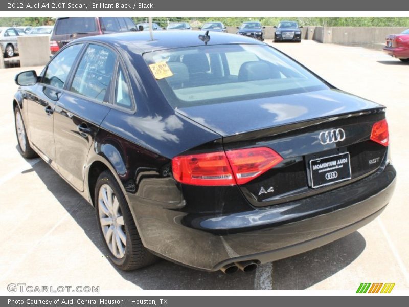 Brilliant Black / Black 2012 Audi A4 2.0T Sedan