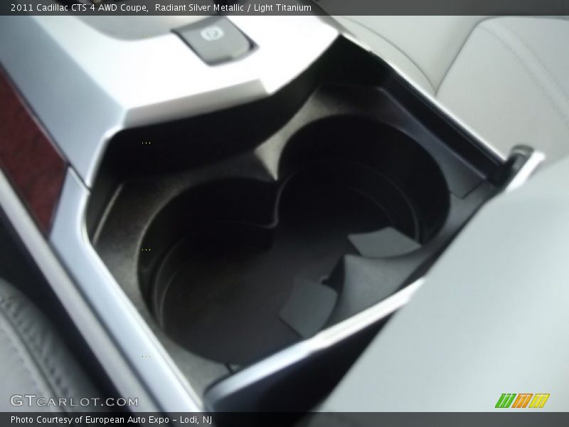 Radiant Silver Metallic / Light Titanium 2011 Cadillac CTS 4 AWD Coupe