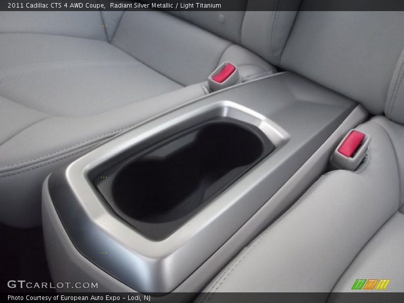Radiant Silver Metallic / Light Titanium 2011 Cadillac CTS 4 AWD Coupe