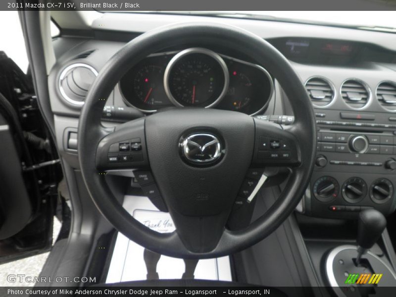 Brilliant Black / Black 2011 Mazda CX-7 i SV