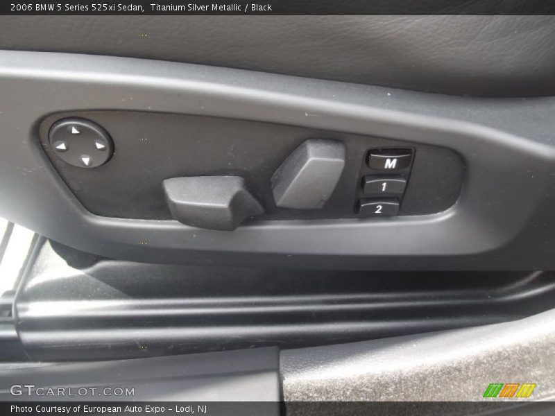 Titanium Silver Metallic / Black 2006 BMW 5 Series 525xi Sedan