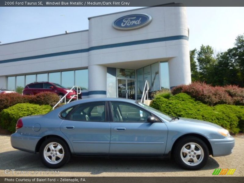 Windveil Blue Metallic / Medium/Dark Flint Grey 2006 Ford Taurus SE