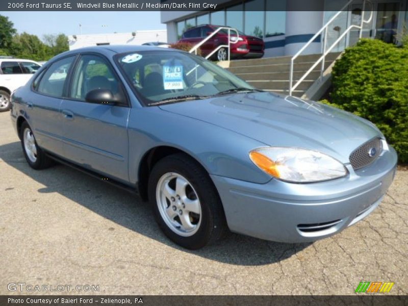 Windveil Blue Metallic / Medium/Dark Flint Grey 2006 Ford Taurus SE