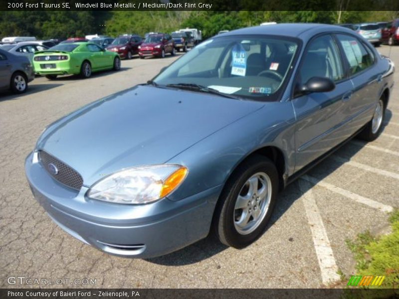 Windveil Blue Metallic / Medium/Dark Flint Grey 2006 Ford Taurus SE