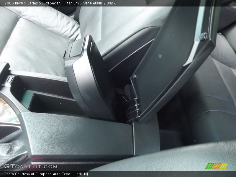 Titanium Silver Metallic / Black 2006 BMW 5 Series 525xi Sedan