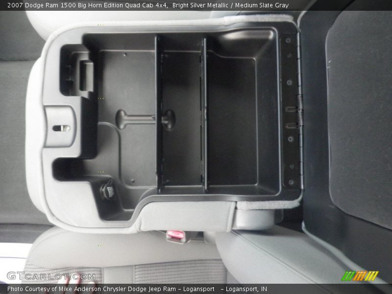 Bright Silver Metallic / Medium Slate Gray 2007 Dodge Ram 1500 Big Horn Edition Quad Cab 4x4