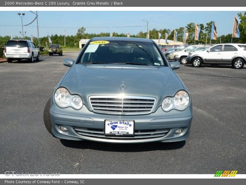 Granite Grey Metallic / Black 2006 Mercedes-Benz C 280 Luxury