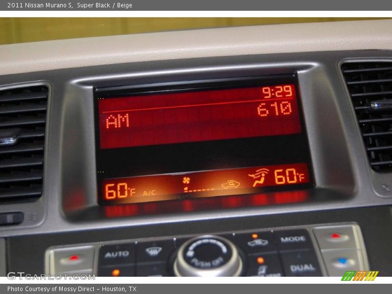 Super Black / Beige 2011 Nissan Murano S