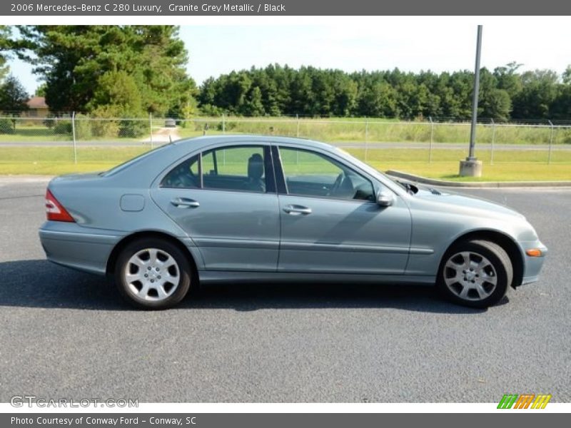 Granite Grey Metallic / Black 2006 Mercedes-Benz C 280 Luxury