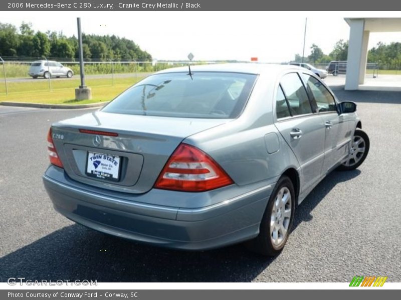 Granite Grey Metallic / Black 2006 Mercedes-Benz C 280 Luxury