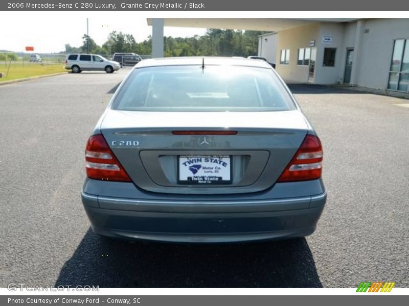 Granite Grey Metallic / Black 2006 Mercedes-Benz C 280 Luxury