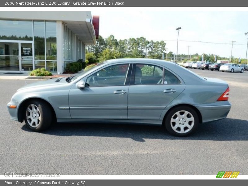 Granite Grey Metallic / Black 2006 Mercedes-Benz C 280 Luxury