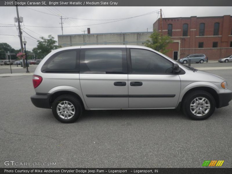 Bright Silver Metallic / Medium Slate Gray 2005 Dodge Caravan SE