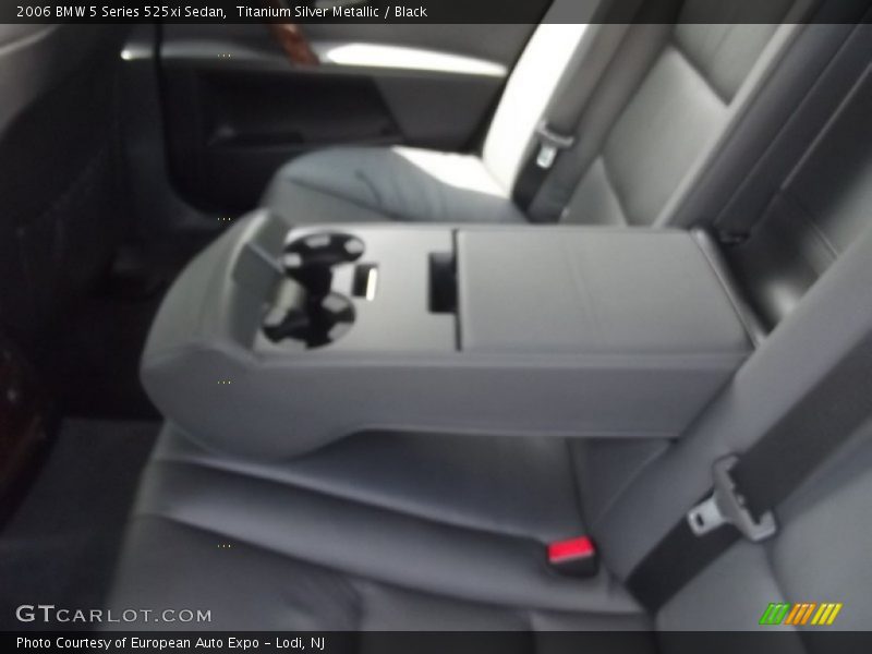 Titanium Silver Metallic / Black 2006 BMW 5 Series 525xi Sedan