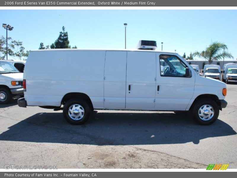 Oxford White / Medium Flint Grey 2006 Ford E Series Van E350 Commercial Extended