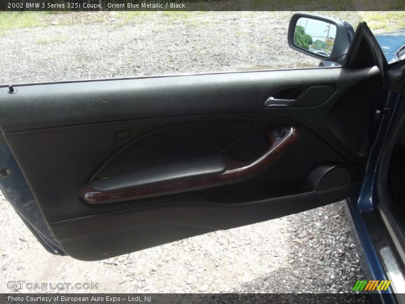 Orient Blue Metallic / Black 2002 BMW 3 Series 325i Coupe