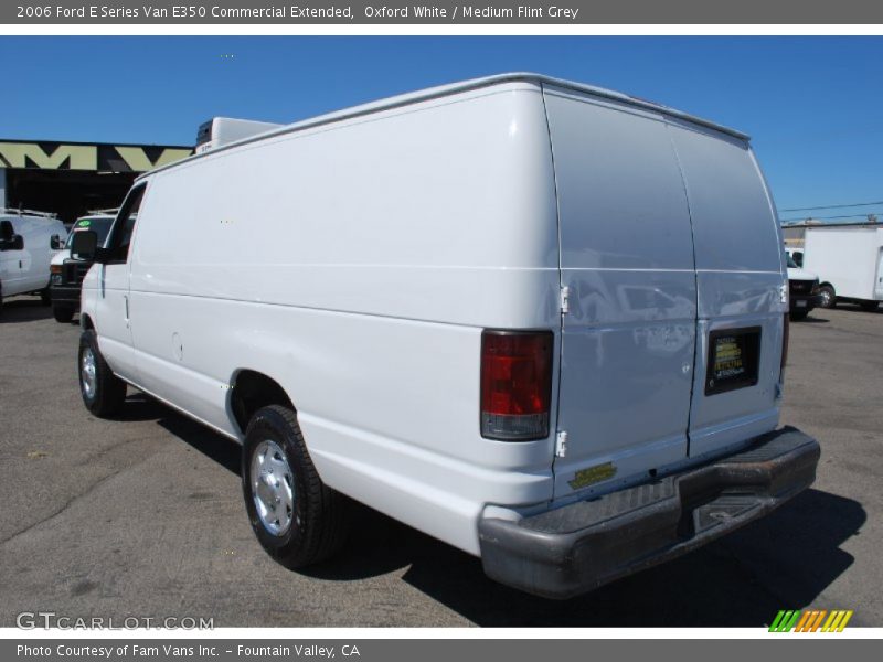 Oxford White / Medium Flint Grey 2006 Ford E Series Van E350 Commercial Extended