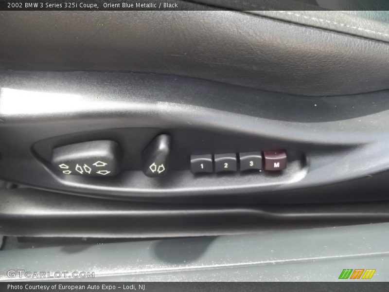 Orient Blue Metallic / Black 2002 BMW 3 Series 325i Coupe