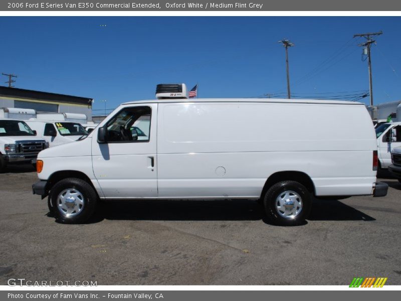 Oxford White / Medium Flint Grey 2006 Ford E Series Van E350 Commercial Extended