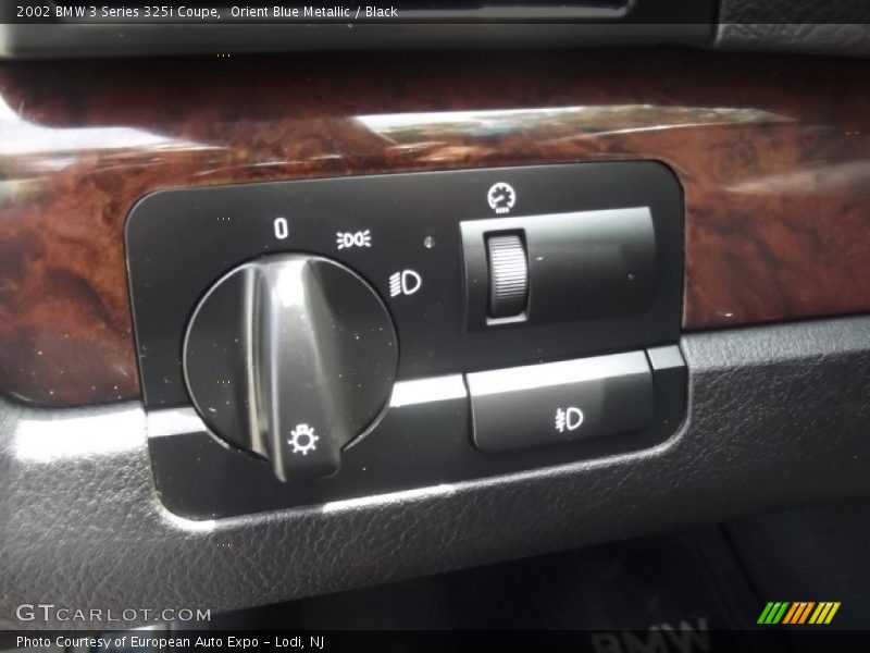 Orient Blue Metallic / Black 2002 BMW 3 Series 325i Coupe