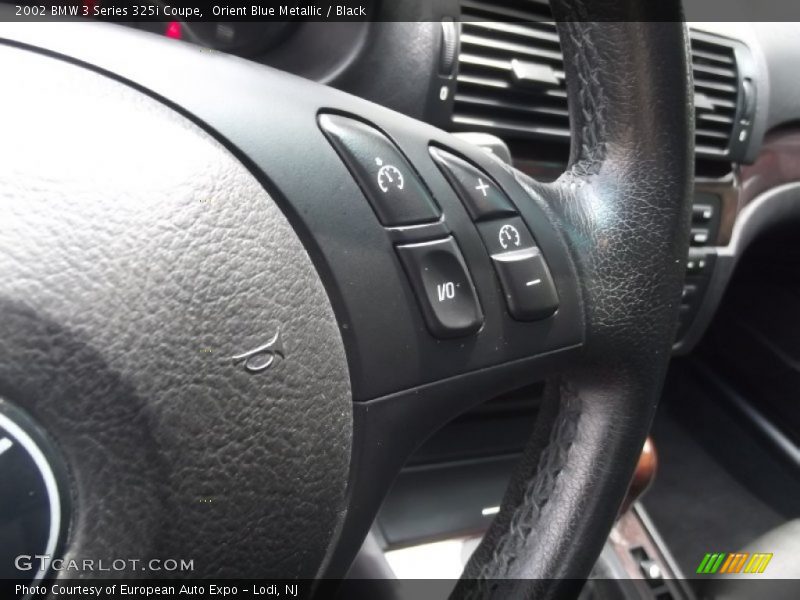 Orient Blue Metallic / Black 2002 BMW 3 Series 325i Coupe