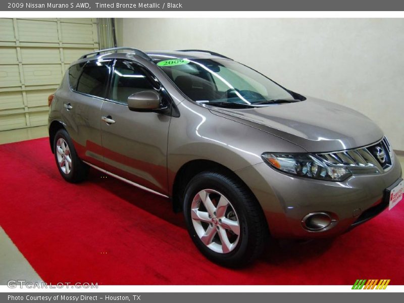 Tinted Bronze Metallic / Black 2009 Nissan Murano S AWD