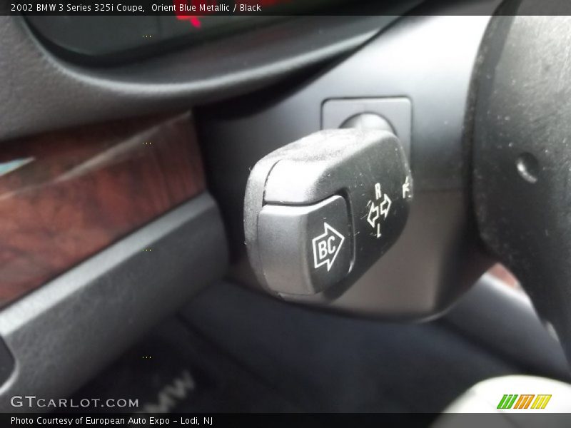Orient Blue Metallic / Black 2002 BMW 3 Series 325i Coupe