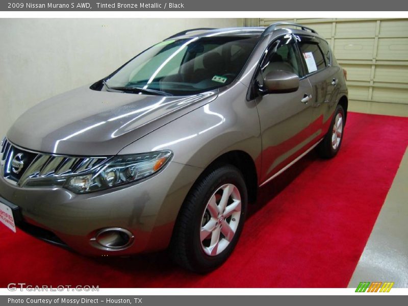 Tinted Bronze Metallic / Black 2009 Nissan Murano S AWD