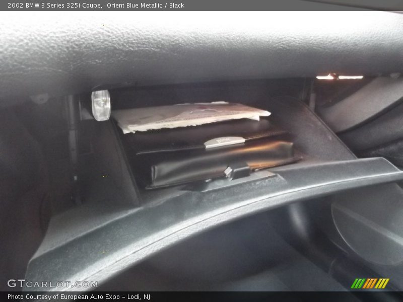 Orient Blue Metallic / Black 2002 BMW 3 Series 325i Coupe