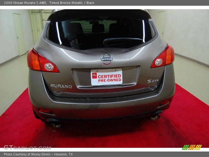 Tinted Bronze Metallic / Black 2009 Nissan Murano S AWD