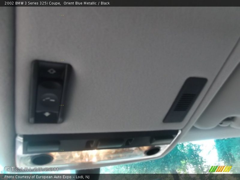 Orient Blue Metallic / Black 2002 BMW 3 Series 325i Coupe