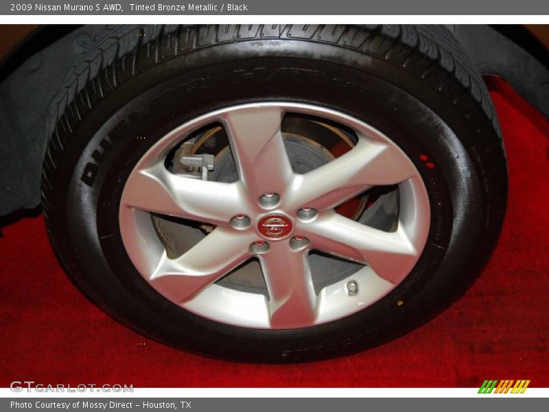Tinted Bronze Metallic / Black 2009 Nissan Murano S AWD