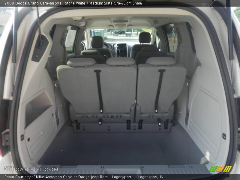 Stone White / Medium Slate Gray/Light Shale 2008 Dodge Grand Caravan SXT