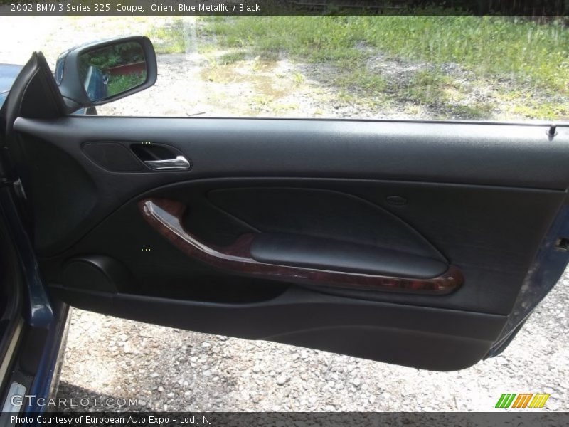 Orient Blue Metallic / Black 2002 BMW 3 Series 325i Coupe