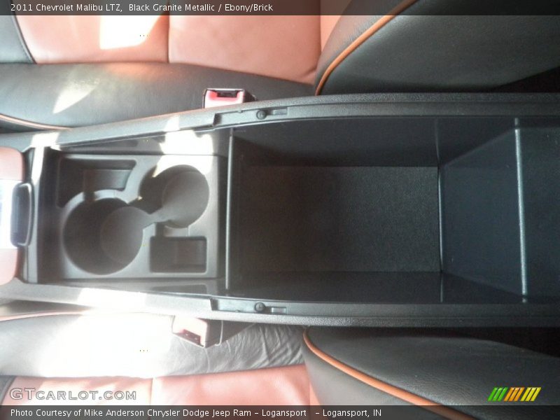 Black Granite Metallic / Ebony/Brick 2011 Chevrolet Malibu LTZ