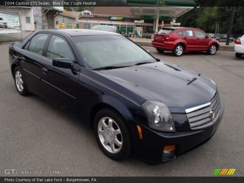 Blue Chip / Light Neutral 2004 Cadillac CTS Sedan