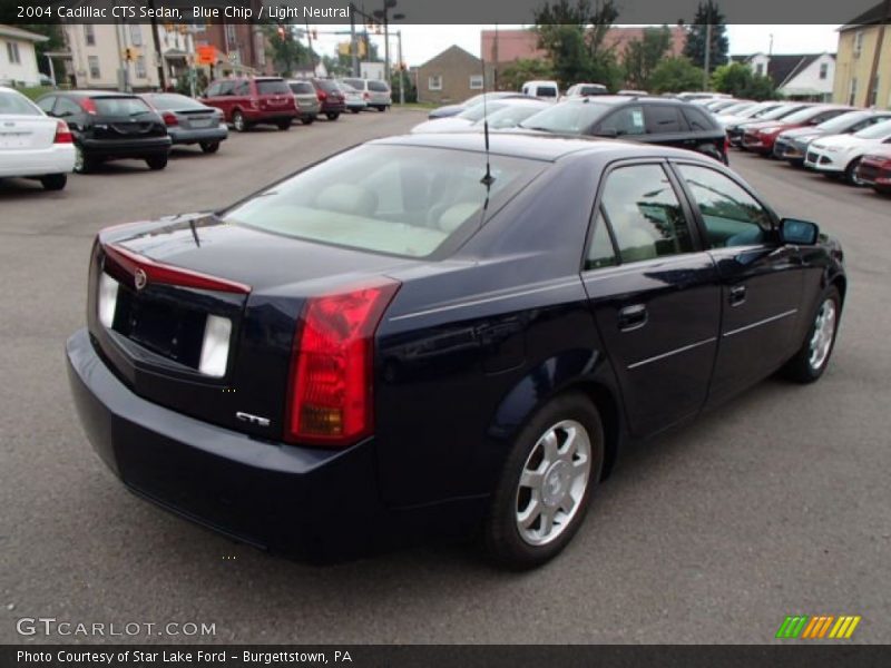 Blue Chip / Light Neutral 2004 Cadillac CTS Sedan