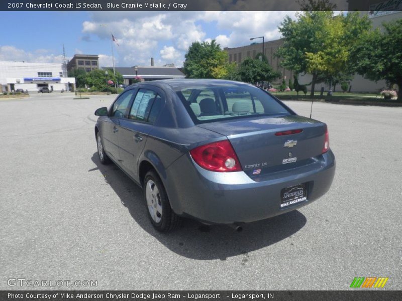 Blue Granite Metallic / Gray 2007 Chevrolet Cobalt LS Sedan