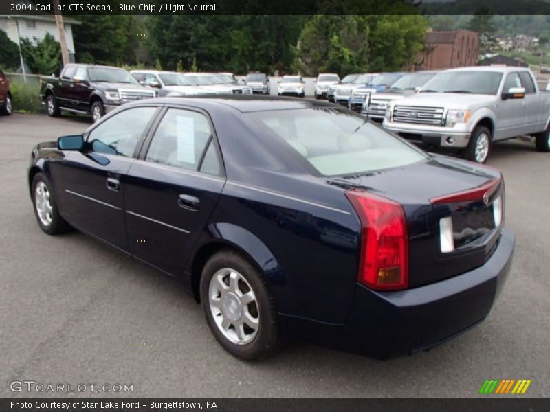 Blue Chip / Light Neutral 2004 Cadillac CTS Sedan