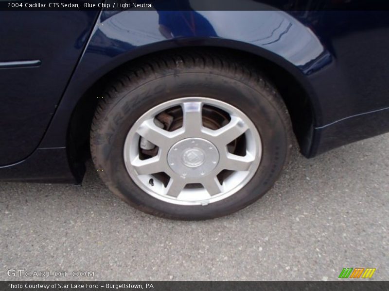 Blue Chip / Light Neutral 2004 Cadillac CTS Sedan