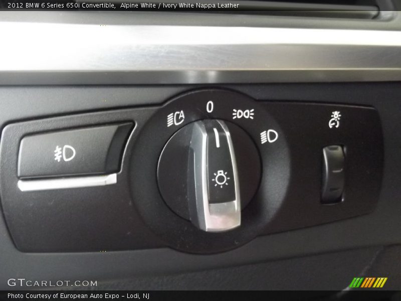 Alpine White / Ivory White Nappa Leather 2012 BMW 6 Series 650i Convertible