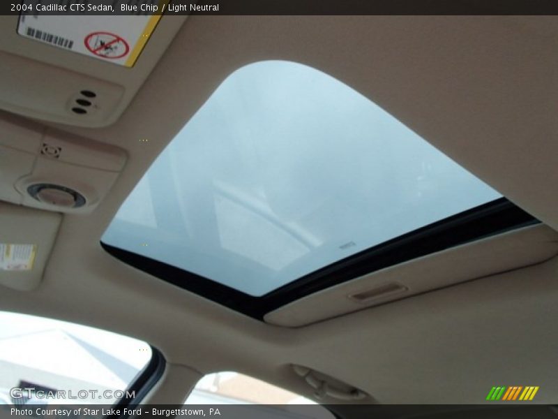 Blue Chip / Light Neutral 2004 Cadillac CTS Sedan