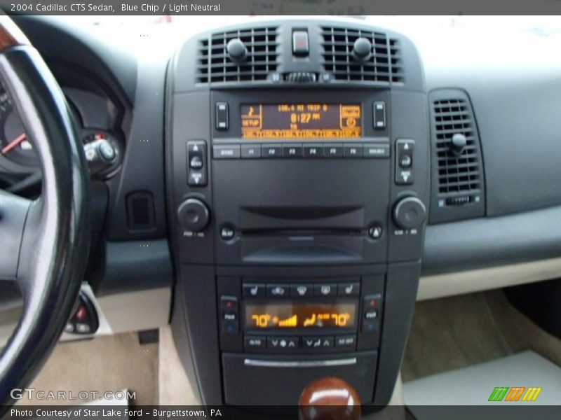 Blue Chip / Light Neutral 2004 Cadillac CTS Sedan