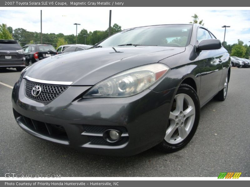 Magnetic Gray Metallic / Ivory 2007 Toyota Solara SLE V6 Coupe